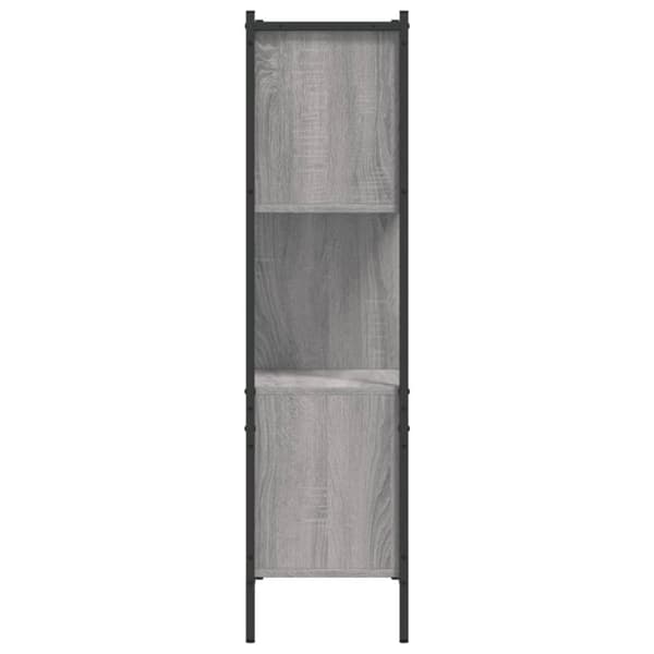 vidaXL bogreol 72x28x109 cm konstrueret træ grå sonoma-eg