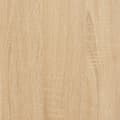 Miniatyrbillede 7 af 10: vidaXL bogreol med 3 hylder 100x33x108,5 cm konstrueret træ sonoma-eg