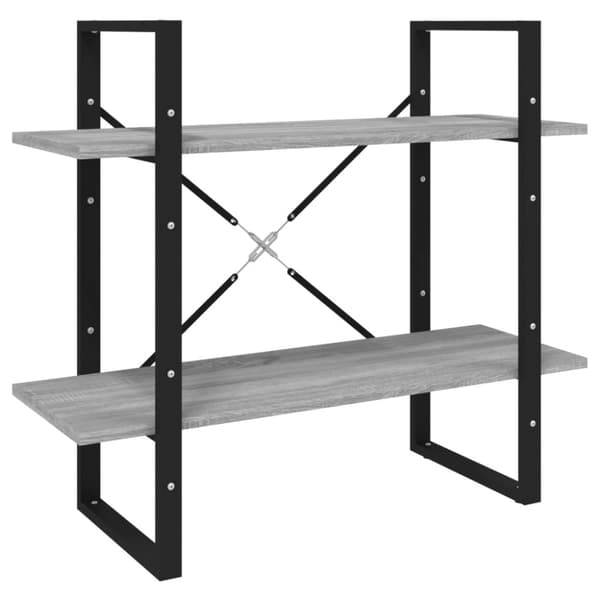 5-kerroksinen Kirjahylly harm. Sonoma 80x30x175 cm tekninen puu