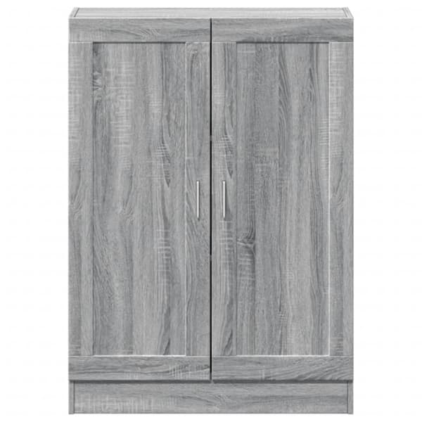 vidaXL Bokskåp grå sonoma 82,5x30,5x115 cm konstruerat trä