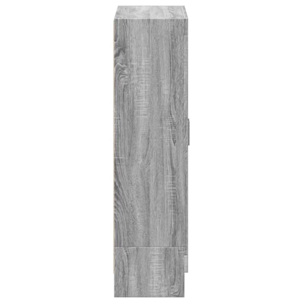 vidaXL Bokskåp grå sonoma 82,5x30,5x115 cm konstruerat trä