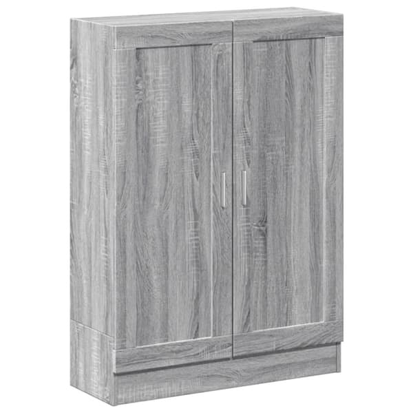 vidaXL Bokskåp grå sonoma 82,5x30,5x115 cm konstruerat trä