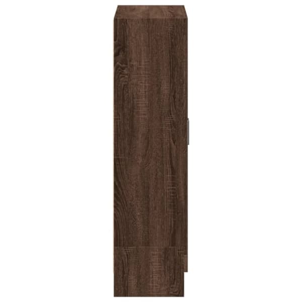 vidaXL bogskab 82,5x30,5x115 cm konstrueret træ brun egetræsfarve