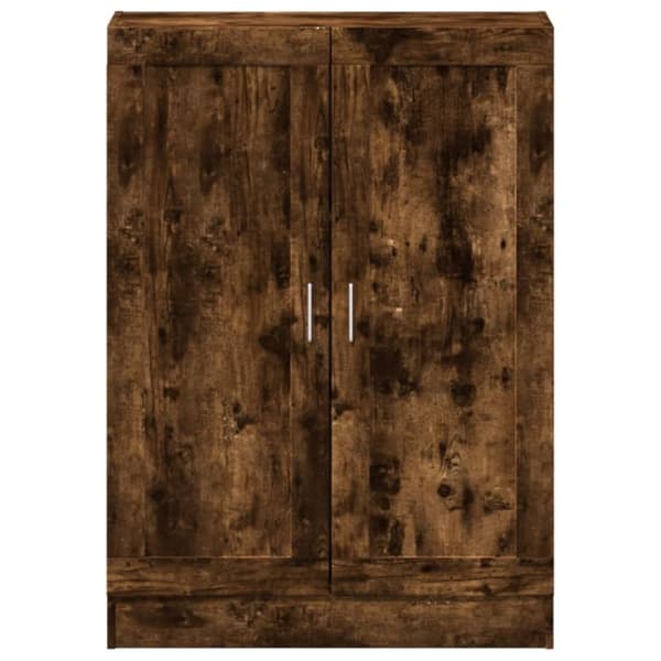 vidaXL bogskab 82,5x30,5x115 cm konstrueret træ røget egetræ