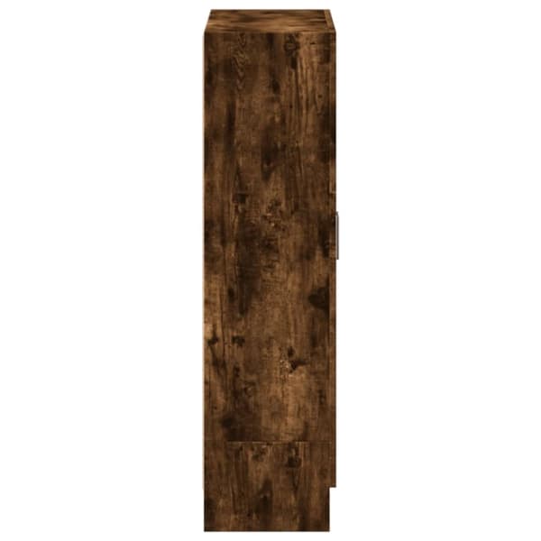 vidaXL bogskab 82,5x30,5x115 cm konstrueret træ røget egetræ