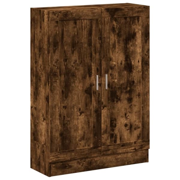 vidaXL bogskab 82,5x30,5x115 cm konstrueret træ røget egetræ