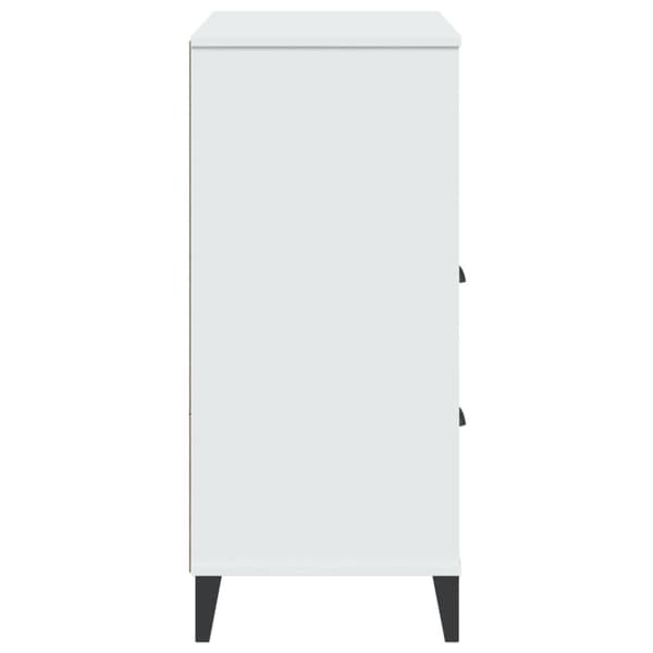 vidaXL bogskab VIKEN 80x40x90 cm konstrueret træ hvid