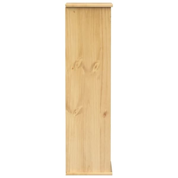 vidaXL CD-kaappi Corona 40x30x110 cm täysi mänty