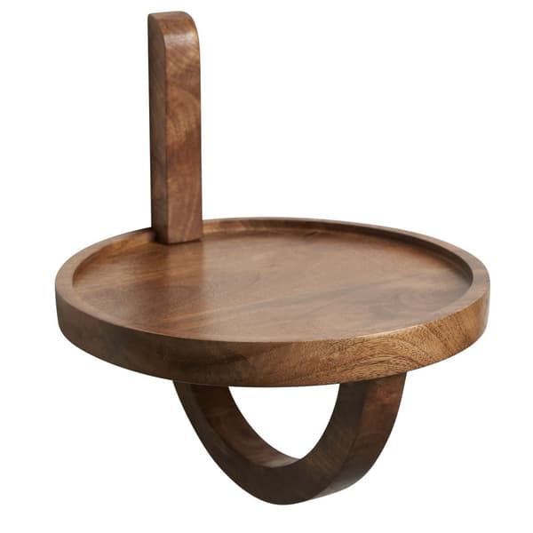 Rootz Modern Design -seinähylly - Kelluva hylly - Käsintehty - Luonnonpuun syy - Säilytystila kasveille ja sisustukselle - 30cm x 33cm x 30cm