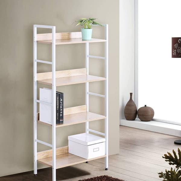 Rootz Modern High Hylde Bogreol - Displayhylde - Opbevaringsenhed - Holdbart og attraktivt design - Nem vedligeholdelse - Stabil og robust - 60 cm x 2
