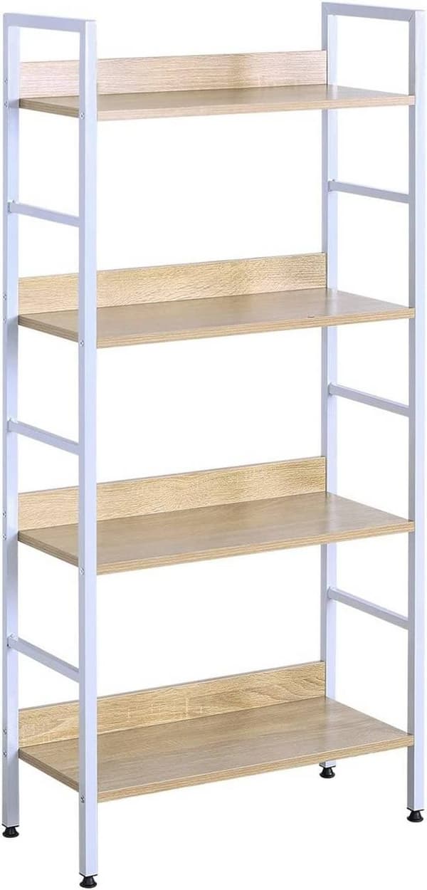 Rootz Modern High Hylde Bogreol - Displayhylde - Opbevaringsenhed - Holdbart og attraktivt design - Nem vedligeholdelse - Stabil og robust - 60 cm x 2