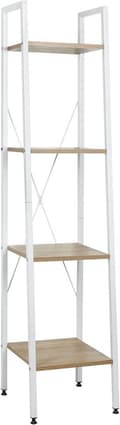 Miniatyrbillede 1 af 8: Rootz stående hylde - Opbevaringsstativ - Displayenhed - Holdbar metal- og trækonstruktion - Nem montering - Pladsbesparende design - 34 cm x 35 cm x