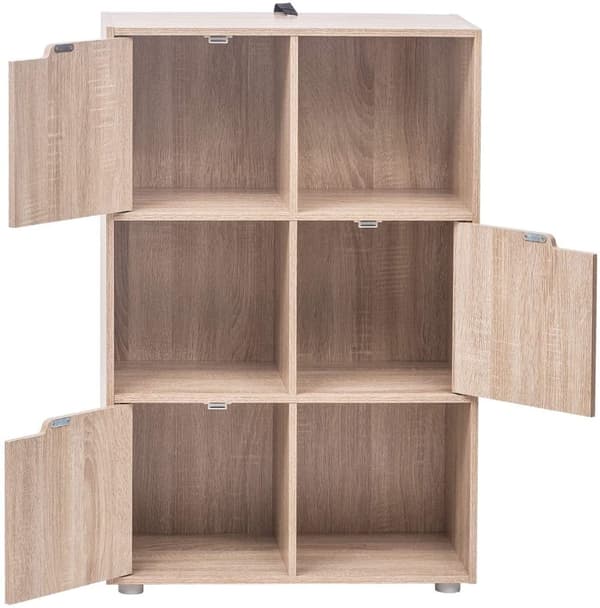 Rootz multifunktionel reol - Opbevaringsorganisering - Displayhylde - Holdbar og vandafvisende - Pladsbesparende - Nem montering - 29 cm x 91 cm x 59,