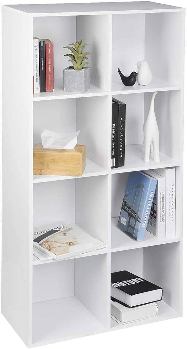 Rootz multifunktionel reol - Opbevaringsorganisering - Displayhylde - Stabil og sikker, pladseffektiv, nem montering - MDF-plade - 60 cm x 29,5 cm x 1