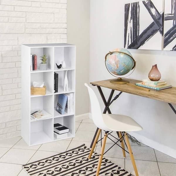 Rootz multifunktionel reol - Opbevaringsorganisering - Displayhylde - Stabil og sikker, pladseffektiv, nem montering - MDF-plade - 60 cm x 29,5 cm x 1