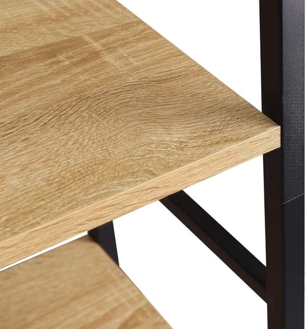 Rootz stående hylde i industriel stil - Opbevaringsstativ - Bogreol - Elegant design - Robust konstruktion - Miljøvenlige materialer - 50 cm x 30 cm x
