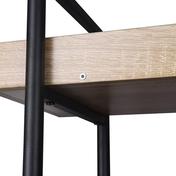 Rootz moderni seisova hylly - Säilytysteline - Näyttöyksikkö - Kestävä ja helppo huoltaa - Monipuolinen käyttö - Yksinkertainen kokoaminen - 91 cm x 2