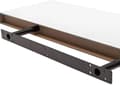 Miniatyrbillede 6 af 8: Rootz Sæt med 4 væghylder - Flydende hylder - Displayhylder - Fugtbestandig MDF - Nem installation - Alsidigt design - 110 cm x 22,9 cm x 3,8 cm