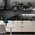 Miniatyrbillede 4 af 9: Rootz Sæt med 4 væghylder - Flydende hylder - Displaykanter - Fugtbestandig - Nem installation - Alsidigt design - Flere størrelser tilgængelige