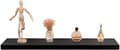 Miniatyrbillede 5 af 9: Rootz Sæt med 4 væghylder - Flydende hylder - Displaykanter - Fugtbestandig - Nem installation - Alsidigt design - Flere størrelser tilgængelige