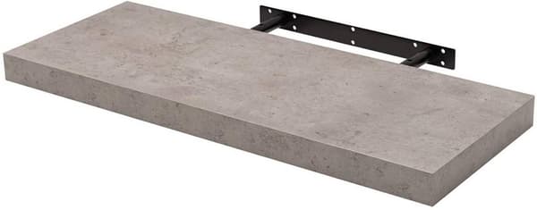Rootz Set med 4 vägghyllor - Bokhyllor - Displayhyllor - Fuktbeständig - Mångsidig och snygg - Enkel installation - 60 cm x 22,9 cm x 3,8 cm per hylla