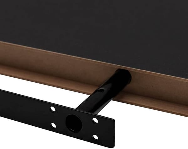 Rootz Sæt med 4 væghylder - Hængende hylder - Flydende hylder - Fugtbestandig - Nem at samle - Stilfuldt design - MDF træ - 50 cm x 22,9 cm x 3,8 cm