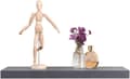 Miniatyrbild 6 av 9: Rootz Set med 4 vägghyllor - Flytande hyllor - Displaykanter - Fuktbeständig - Enkel installation - Mångsidig användning - 60 cm x 22,9 cm x 3,8 cm