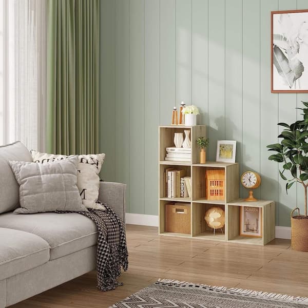 Rootz Modern White Reol - Stilfuld bogreol - Opbevaringsorganisering - Fleksibel konfiguration - Overlegen holdbarhed - Forbedret stabilitet - 90 cm x