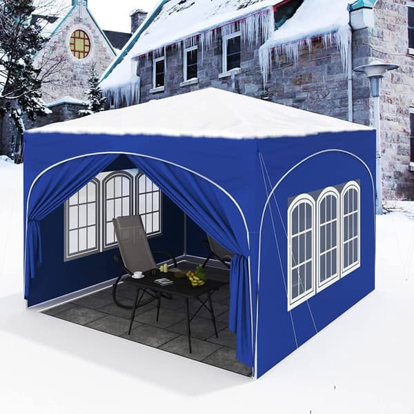 Rootz Ultimate Outdoor Gazebo - Vejrbestandig pavillon - Familietelt - Stærk stålkonstruktion - UV-beskyttelse - Nem opsætning - 3x3m