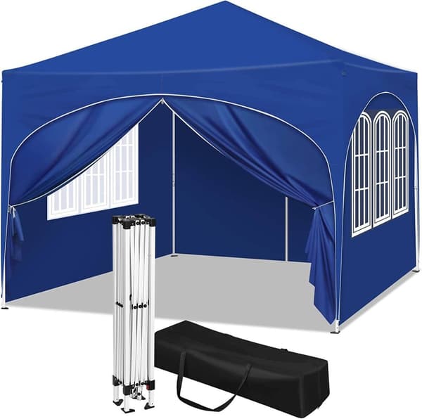 Rootz Ultimate Outdoor Gazebo - Vejrbestandig pavillon - Familietelt - Stærk stålkonstruktion - UV-beskyttelse - Nem opsætning - 3x3m