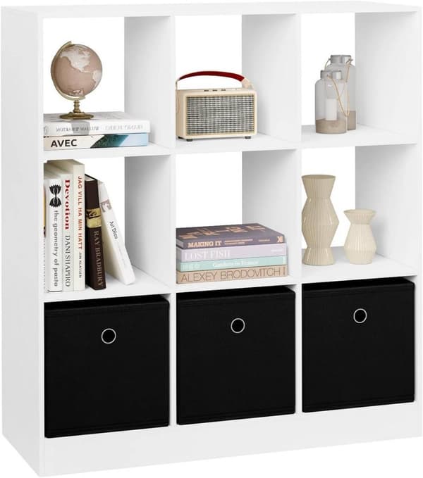 Rootz Modern Cube Hylde - Reol - Opbevaringsorganisering - Rigelig plads - Holdbar og stabil - Fugtsikker - 80 cm x 86,5 cm x 30 cm