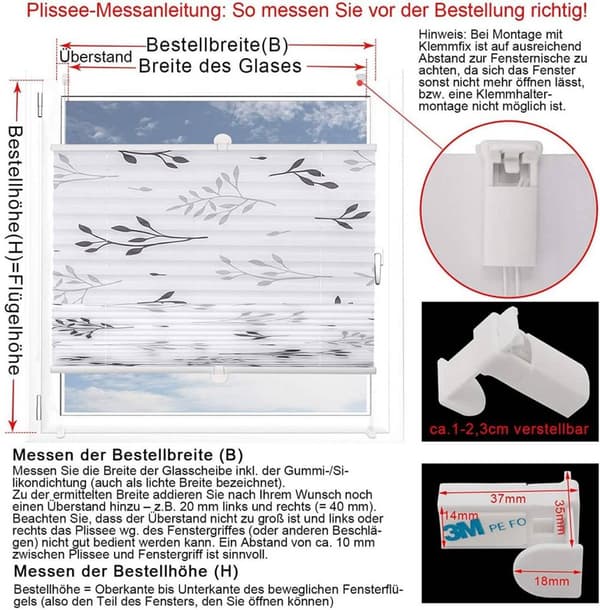 Rootz sæt med 4 væghylder - Displayhylder - Opbevaringsreoler - Holdbar MDF & PVC finer - Alsidig og nem installation - Understøtter op til 15 kg - Fl