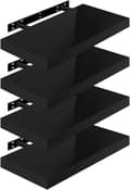 Pikkukuva 1 / 9: Rootz 4 seinähyllyn sarja - Esittelyhyllyt - Säilytyshyllyt - Kestävä MDF- ja PVC-viilu - Monipuolinen ja helppo asennus - Kantavuus jopa 15 kg - Saat