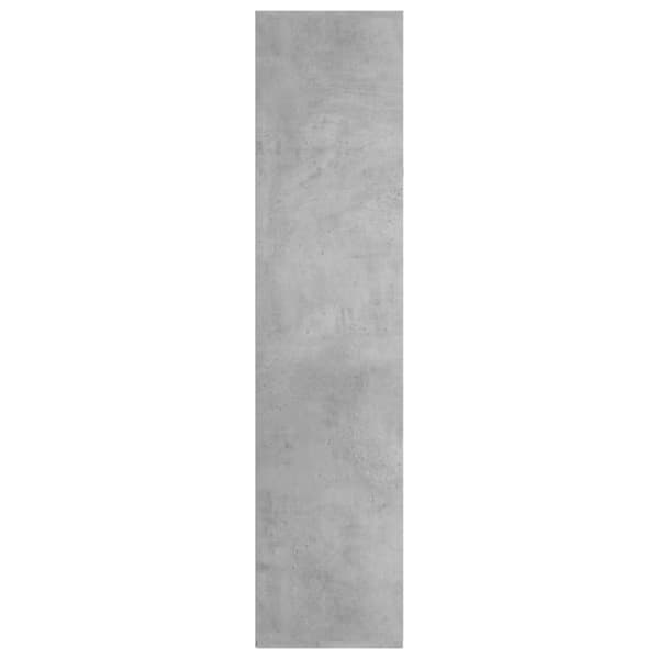 vidaXL bogreol/skænk 66x30x130 cm konstrueret træ Betongrå -  Bogskabe & reoler