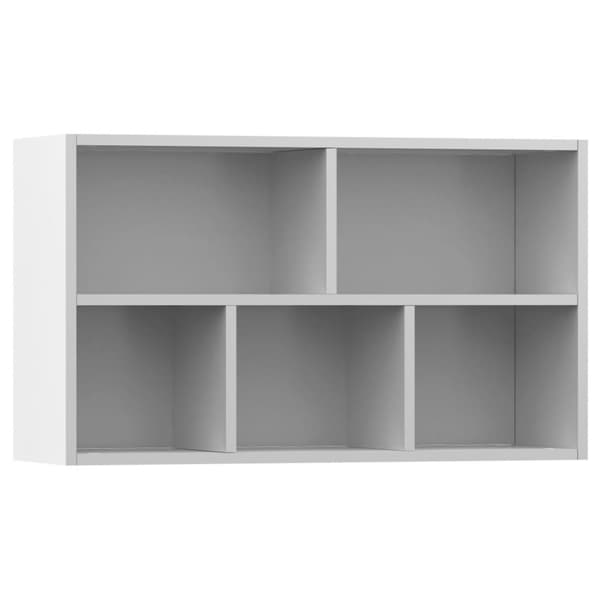 vidaXL bogskab/skænk hvid 50x25x80 cm spånplade -  Bogskabe & reoler