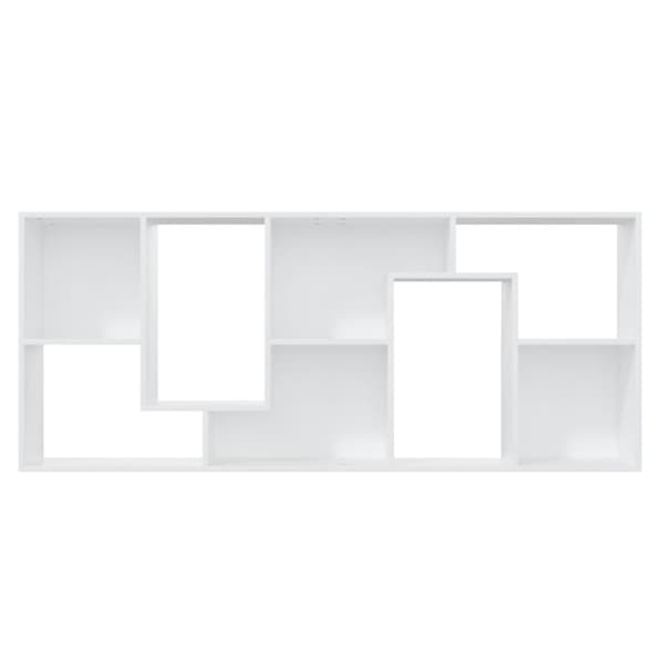 vidaXL bogreol 67x24x161 cm konstrueret træ hvid - Bogskabe & reoler