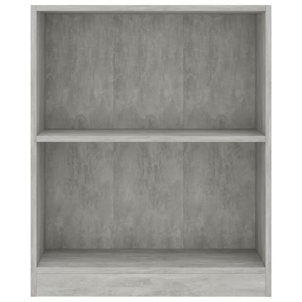 vidaXL Kirjahylly betoninharmaa 60x24x76 cm tekninen puu -  Kirjahyllyt