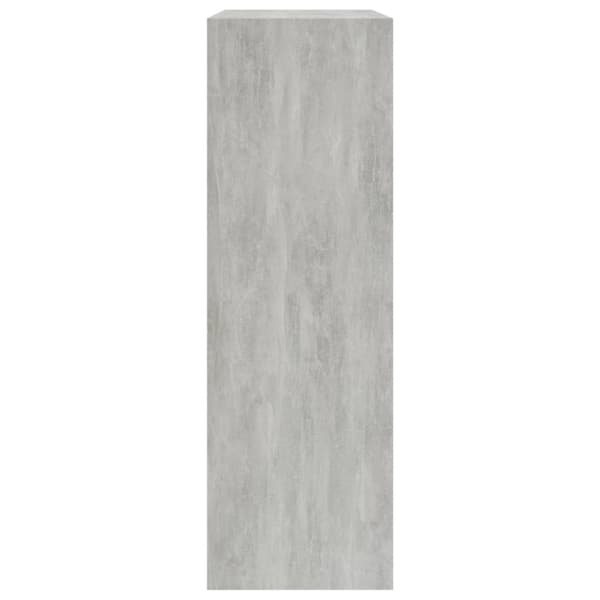 vidaXL Kirjahylly betoninharmaa 60x24x76 cm tekninen puu -  Kirjahyllyt