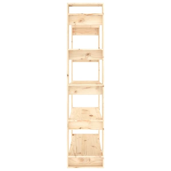vidaXL bogreol/rumdeler 80x35x160 cm massivt fyrretræ - Bogskabe & reoler