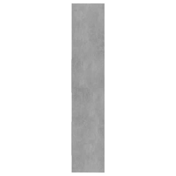 vidaXL bogreol 60x35x180 cm konstrueret træ betongrå -  Bogskabe & reoler