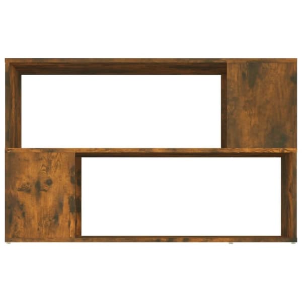 vidaXL bogreol 100x24x63 cm konstrueret træ røget egetræsfarve - Bogskabe & reoler