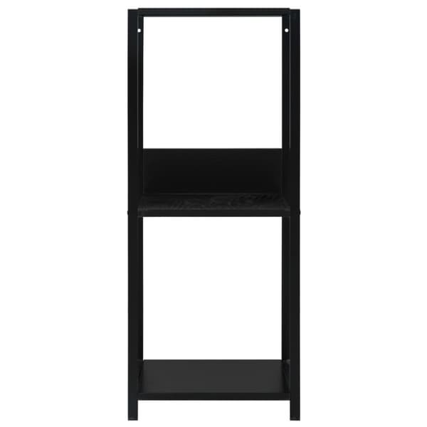 vidaXL Pieni suora kirjahylly musta 33,5x39,6x79,7 cm tekninen puu -  Kirjahyllyt