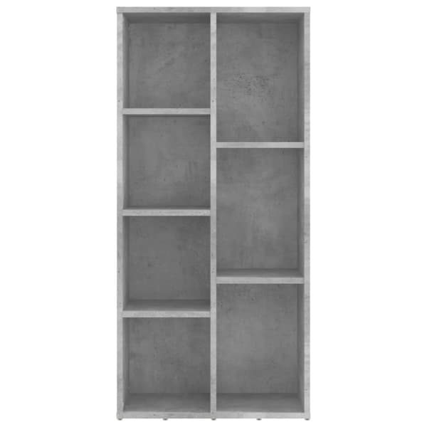vidaXL Kirjahylly betoninharmaa 50x25x106 cm tekninen puu -  Kirjahyllyt