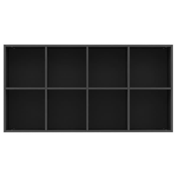 vidaXL bogreol/skænk 66x30x130 cm konstrueret træ sort -  Bogskabe & reoler