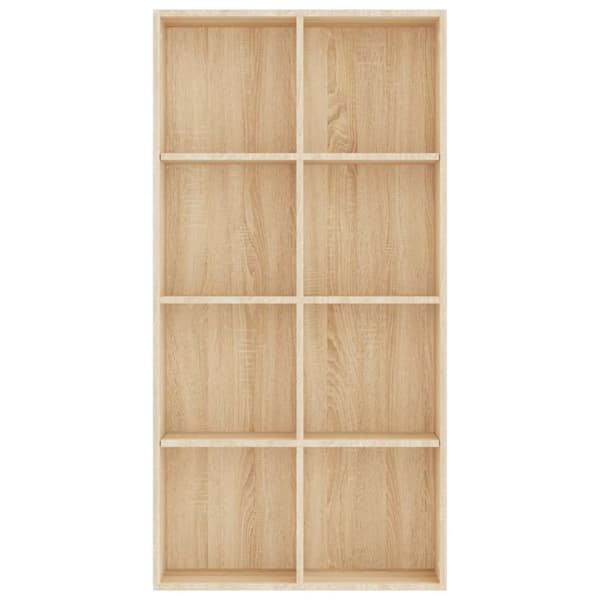 vidaXL bogreol/skænk 66x30x130 cm konstrueret træ sonoma-eg -  Bogskabe & reoler