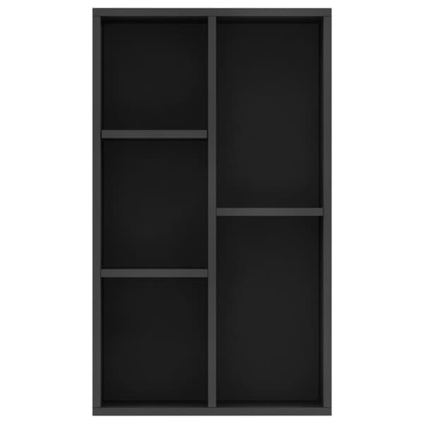 vidaXL Kirjahylly/senkki musta 50x25x80 cm tekninen puu -  Kirjahyllyt