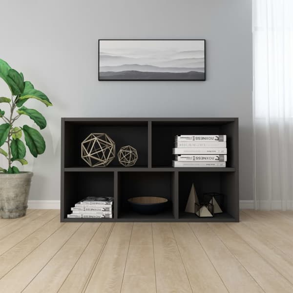 vidaXL Kirjahylly/senkki musta 50x25x80 cm tekninen puu -  Kirjahyllyt