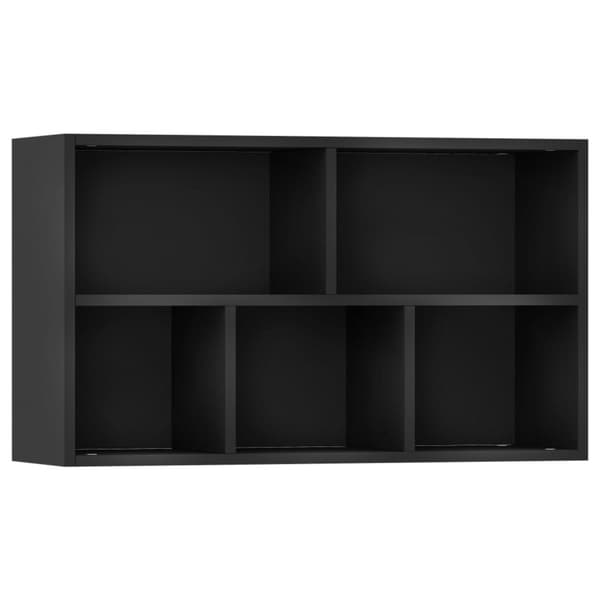 vidaXL Kirjahylly/senkki musta 50x25x80 cm tekninen puu -  Kirjahyllyt