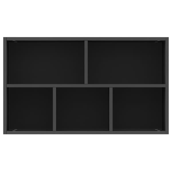 vidaXL Kirjahylly/senkki musta 50x25x80 cm tekninen puu -  Kirjahyllyt