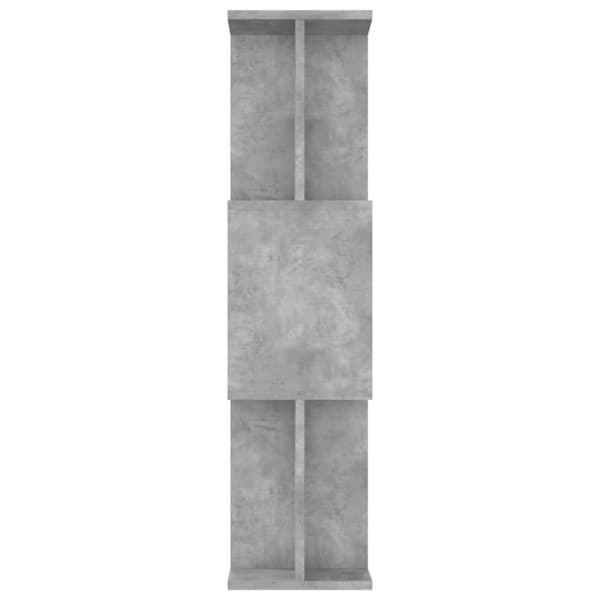 vidaXL bogreol/rumdeler 80x24x96 cm konstrueret træ betongrå -  Bogskabe & reoler